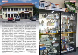 ■ In Topoľčany in der Slowakei eröffnete SAPRO die erste
Auslandsniederlassung. Um Verwechslungen mit der Zentrale
zu vermeiden, wurde die Niederlassung SUPERSAT getauft.


der Gründer von SAPRO, Elektroinge-                      Die schöne Zeit brach 2005 ab. Die        Wer kauft all diese Receiver? „Wir
nieur Lubomír Proboszcz. Er startete                  Preise für Satelliten Receiver began-      bedienen eine Stammkundschaft von
seine Arbeitskarriere bei einem großen                nen zu fallen und nun hieß es, entwe-      etwa 500 Händlern, die regelmäßig bei
tschechischen Hersteller elektronischer               der Vollgas oder eine neue Nische su-      uns bestellen.“ Die Hälfte davon befin-
Geräte.                                               chen. Die beiden Partner entschieden       det sich in der Tschechei und 40% in
                                                      sich für Vollgas und konzentrierten sich   der Slowakei - in beiden Ländern wird
  Das änderte sich 1992: Zusammen                     komplett auf das Geschäft mit Satelli-     ja (fast) die gleiche Sprache gespro-
mit seinem Freund Andrzej Sajdok als                  ten Receivern und verzichteten auf alle    chen. Die übrigen 10% teilen sich auf in
gleichberechtigten Partner sowie zwei                 anderen Gerätearten. Zunächst impor-       Polen und übrige Länder.
weiteren Ingenieuren gründeten sie                    tierten sie Geräte von anderen Anbie-
SAPRO, zunächst nur als private Ko-                   tern: „Das machen wir mit unserem            Es fällt natürlich auf, dass SAPRO nur
operation. „Das SA steht für die ersten               Großhandel auch heute noch,“ verweist      die zwei Länder Tschechei und Slowa-
beiden Buchstaben meines Partners                     Lubomír Proboszcz darauf, dass SAPRO       kei in großem Stil beliefert und da stellt
Sajdok und das PRO für meinen Nach-                   eine Vielzahl von Marken im Angebot        sich die Frage, ob das so bleiben soll.
namen,“ lüftet Lubomír Proboszcz das                  hat.                                       „Keineswegs,“ betont Lubomír, „wir sind
Geheimnis der Namensfindung. „Später                                                             aktiv dabei, unser Händlernetz in ande-
haben wir das dann uminterpretiert als                  2008 war es soweit: SAPRO gründe-        re Länder auszuweiten.“ In diesem frü-
SAtellite PROfessionals,“ schmunzelt                  te die erste eigene Marke Di-Way (das      hen Stadium können sich interessierte
Lubomír.                                              steht für: Digital Way). Produziert wer-   Händler vor allem im Osten Europas
                                                      den die Geräte selbst, basierend auf       direkt an Lubomír Proboszcz wenden,
   Damals war die große Zeit des ana-                 Bauteilen, die von verschiedenen Her-      vielleicht können sie SAPRO-Verteter in
logen Satellitenempfangs. Ein korea-                  stellern aus Asien bezogen werden.         ihrem Gebiet werden. „In einem ersten
nischer TV-Gerätehersteller importiert                „Unser erstes Produkt war ein DVB-S        Schritt haben wir vor wenigen Wochen
seine TV-Geräte nach Tschechien und                   FTA Receiver und wurde sofort ein Rie-     unser erstes eigenes Vertriebsbüro in
suchte nach einer Lösung, wie die Ge-                 senerfolg: wir verkauften im ersten        der Slowakei eröffnet,“ erfahren wir
räte für den analogen Satellitenemp-                  Jahr über 20.000 Geräte!“ ist er stolz     von ihm.
fang erweitert werden könnten. Das                    auf diesen ersten Erfolg seiner Firma.
kleine SAPRO-Team entwickelte eine                    Di-Way war als ökonomische Marke             Bislang haben wir uns nur SAPRO, den
Satelliten Receiver Karte, die zunächst               konzipiert. Deswegen folgte in 2009        Hersteller angesehen. Aber SAPRO ist
bei einer Fremdfirma hergestellt wur-                 als zweite Marke SatElita und ein Jahr     auch Großhändler. „Etwa 60% unseres
de, später aber dann direkt von SAPRO                 später Dreamsky. Beide Marken sind         Umsatzes erzielen wir mit der Herstel-
produziert wurde. Das ganze war ein                   im mittleren Preissegment angesiedelt.     lung der Receiver und 40% entfallen
toller Erfolg. „Wir waren optimistisch                „In 2009 starteten wir unsere High-End     auf das Großhandelsgeschäft,“ erfah-
und gründeten sogar einen Vertrieb für                Marke ‚HD-Box‘,“ sagt Lubomír Probos-      ren wir von Alina Proboszcz. Sie ist zu-
alle möglichen Elektrogeräte,“ erinnert               zcz. Damit hatte SAPRO alle drei Markt-
sich Lubomír Proboszcz an damals. Das                 segmente abgedeckt. „Im Geschäfts-
                                                                                                    SAPRO ist nicht nur Receiver Hersteller, ■
ging soweit, dass der Anteil an Satelli-              jahr 2009-2010 konnten wir 100.000              sondern auch Satelliten Großhändler.
tenbauteilen schließlich nur noch 10%                 Receiver verkaufen,“ verrät er aus sei-        Ein Schrank zeigt die Produkte, die der
                                                                                                      Großhändler SAPRO führt. Das reicht
des Umsatzes des damaligen Großhan-                   ner Statistik. Für 2011 erwartet er ein            von allen LNB-Varianten bis hin zu
dels ausmachte.                                       ähnliches Ergebnis.                                          terrestrischen Antennen.


116 TELE-satellite — Global Digital TV Magazine — 08-09/201 — www.TELE-satellite.com
                                                          1                                                                                      www.TELE-satellite.com — 08-09/201 — TELE-satellite — Global Digital TV Magazine
                                                                                                                                                                                  1                                                 117
 