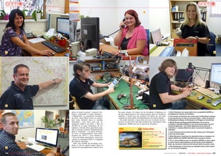 4




 1                                                                                                                                                                                                                                                                                                                                                                          6




 2                                                                                        5                                                                                                                                                           7


                                                                                       dans un avenir proche ? Lubomír Pro-       les pays voisins. En raison de sa formation d’ingénieur et                                                                                                1. Alina Proboszcz est responsable de la comptabilité SAPRO et,
                                                                                       boszcz s’attendait à cette question :      de son attachement à son passe temps, dans la réception                                                                                                   est également l'épouse du fondateur.
                                                                                       « Maintenant, au quatrième trimestre       satellite, il teste tous les produits lui-même et, est ainsi                                                                                              2. Petr Zwrtek est directeur des ventes pour la République tchèque.
                                                                                       de 2011, nous allons lancer un récep-      capable de reconnaître immédiatement les points faibles.                                                                                                  Il nous montre sur la carte où se trouve Třinec : Juste au point où
                                                                                       teur sous Android sous la marque             De cette manière, il peut être sûr que la chaine de pro-                                                                                                la République tchèque, la Slovaquie et la Pologne se rencontrent.
                                                                                       Dreamsky ; Ceci sera suivi par un          duction ne fait sortir que des produits qui répondent à ses                                                                                               3. Marek Roszka est Responsable Marketing. Vous pouvez
                                                                                       récepteur DVB-T2 en 2012. » Pour le        exigences. SAPRO est sur la voie de la réussite.t                                                                                                         consulter le site Web SAPRO sur son écran (www.sapro.cz) qu'il
                                                                                       HD-Box et la ligne Dreamsky de ré-                                                                                                                                                                   maintient également. «Je traduis également les manuels de
                                                                                       cepteurs, l’année 2012 apportera avec                                                                                                                                                                l'utilisateur», explique Marek qui parle couramment Anglais et
                                                                                       elle un certain nombre d’améliorations
                                                                                                                                   SAPRO                                                                     Company Details                                                                Allemand.
                                                                                                                                   Manufacturer and Wholesaler, Czech Republic                www.sapro.cz
                                                                                       liées à l’Internet : «La série Dreams-                                                                                Engineers in Research & Development | Total Number of Employees
                                                                                                                                                                                                                ▼                                                         ▼                 4. Jana Proboszczová est directrice des ventes pour la Slovaquie
                                                                                       ky verra un démodulateur avec amé-                                                                                    0................................ 12 .................................. 25     et tous les autres pays.
                                                                                                                                                                                                             Average Turnover (Previous, This, Next Year Estimates)
                                                                                       lioration de l’IPTV », nous révèle-t-il,                                                                                                                            ▼                                5. Milan Martynek, technicien de réparation teste un analyseur de
                                                                                                                                                                                                             0............................... 2.5 .....................5 Mio €uro
                                                                                       « Pour les câblo-opérateurs, nous pré-                                                                                                                                                               signal satellite que SAPRO distribue sous sa propre marque.
                                                                                       voyons un récepteur DVB-C ».L’agenda                                                                                  Production Certiﬁcates
                                                                                                                                                                                                             DVB                                                                            6. S'il y a des problèmes avec un récepteur SAPRO, le retour atteri
                                                                                       de Lubomír est plein.                                                                                                 Production Categories
                                                                                                                                                                                                                                                                                            à l'usine chez le responsable du service après-vente Vrábelová
                                                                                          Avec une variété de nouveaux pro-                                                                                  own brands Di-Way, Di-Box, SatElita, Dreamsky, HD-Box
                                                                                                                                                                                                             Main Products                                                                  Ester, qui scanne le code barre de tous les items en panne, recus.
                                                                                       duits, il est en pleine essor dans le                                                                                 Satellite Receivers for economic range, mid range and high
                                                                                                                                                                                                             range, Wholesaler for LNBs, dishes, accessories                                7. Petr Schlesinger, le technicien en réparation est en plein travail
 3                                                                                     marché et parrallèlement s’étend vers       www.TELE-satellite.com/TELE-satellite-1109/eng/sapro.pdf

                                                                                                                                                                                                             Address in Czech Republic                                Address in Slovakia
                                                                                                                                                                                                                                                                                            sur un circuit de récepteur.
                                                                                                                                                                                                             SAPRO s.r.o.                                               SAPRO SK s.r.o.
                                                                                                                                                                                                             Konská - Podlesí 455                                           SUPERSAT
                                                                                                                                                                                                             73961 Třinec                                       ul. Slovanská cesta 672
126 TELE-satellite — Global Digital TV Magazine — 08-09/201 — www.TELE-satellite.com
                                                          1                                                                                                                                                  CZECH REPUBLIC                                           PSČ 02 201 Čadcawww.TELE-satellite.com   — 08-09/201 — TELE-satellite — Global Digital TV Magazine
                                                                                                                                                                                                                                                                                                                         1                                                 127
                                                                                                                                                                                                             Tel +420-591008312                                              SLOVAKIA
 