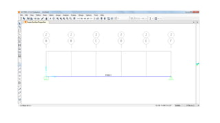 Structure Analysis-Deflection using SAP2000