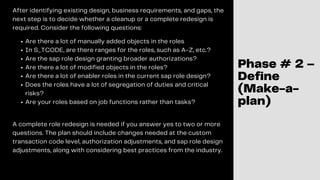 SAP Role Design for Success: 3 Best Practices and Tips | PDF