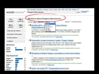 Sarajevo PR open - Online reputation