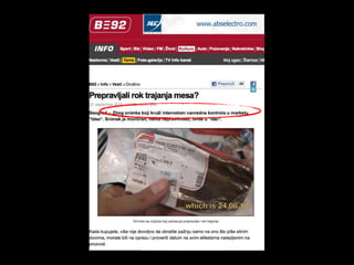 Sarajevo PR open - Online reputation