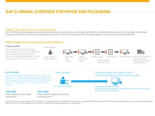 Sap Paper Example Saps4 hana industry-paperpackaging | PDF