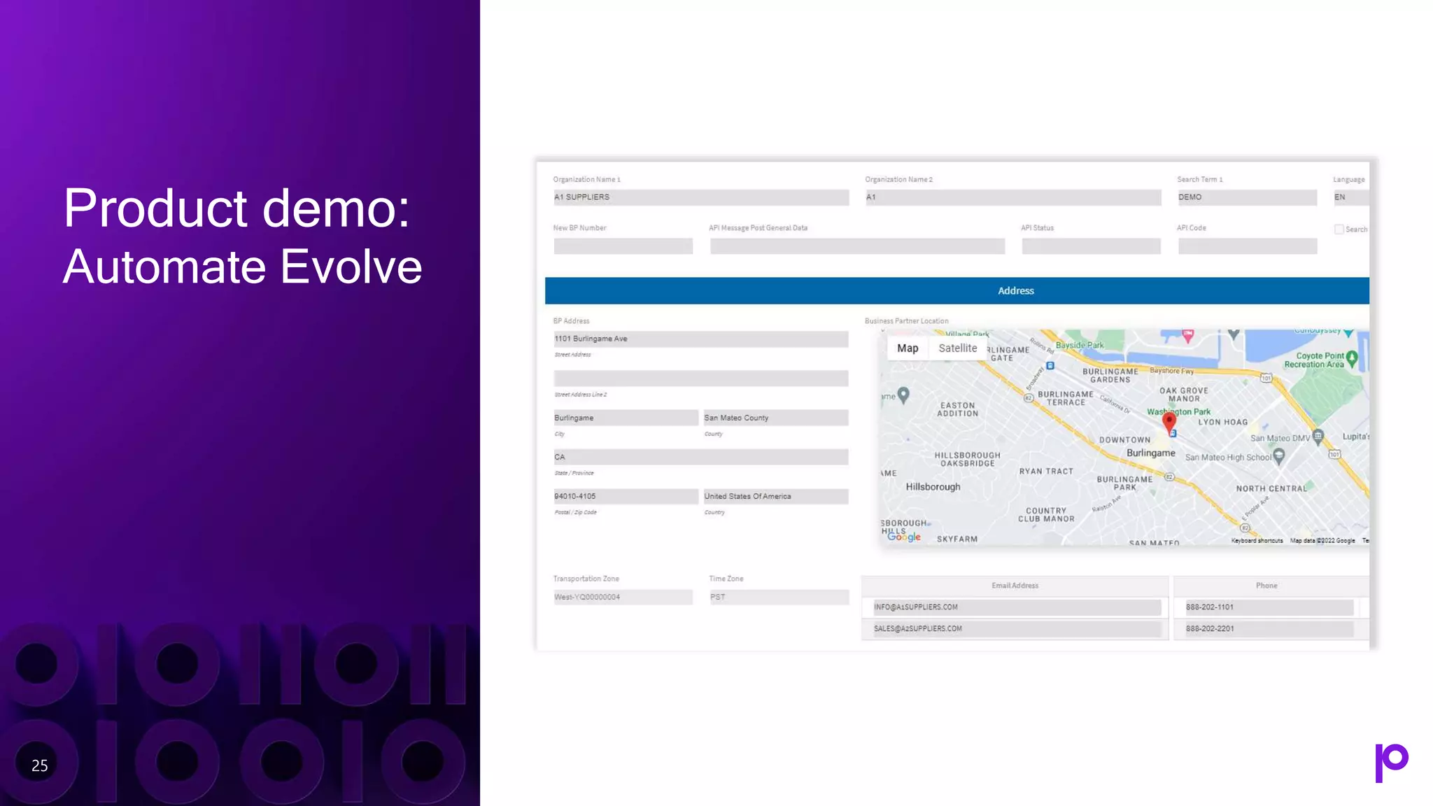 Product demo:
Automate Evolve
25
 