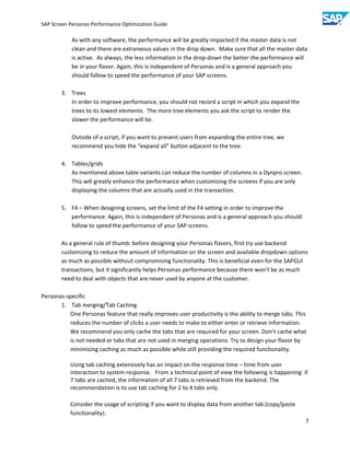 Sap screen personas performance optimization guide v0.96