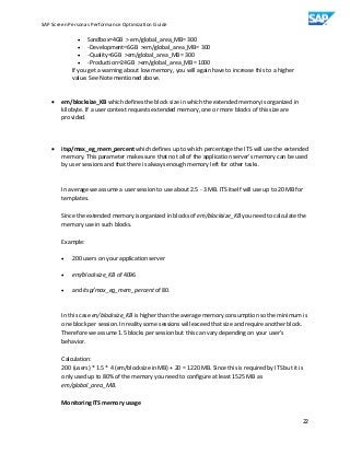 Sap screen personas performance optimization guide v0.96