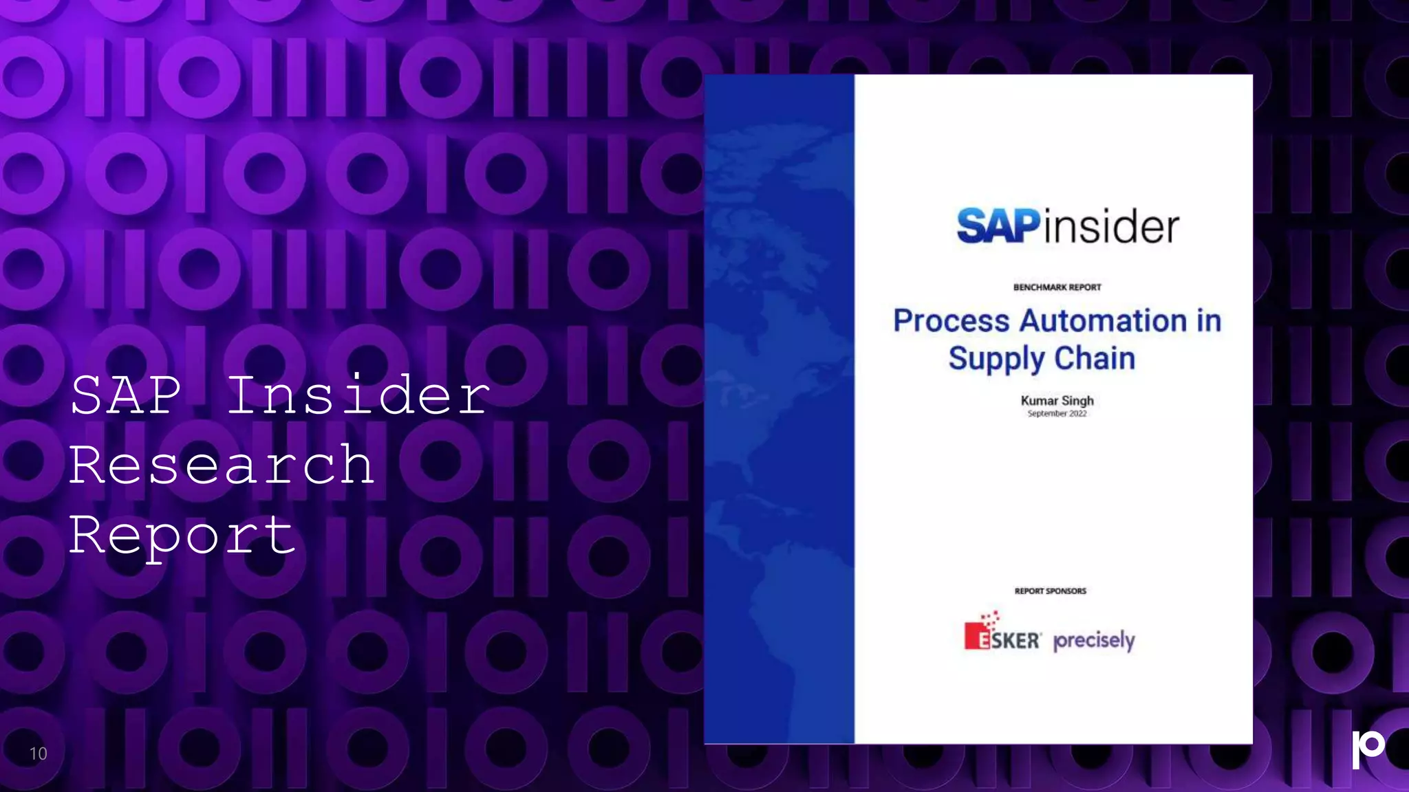 SAP Insider
Research
Report
10
 