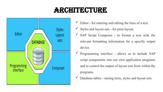 Sap script from the scratch and components. Pptx | PPTX
