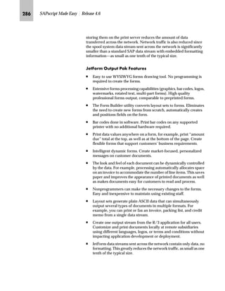 (LQVWHLQ 
i‹~|~}‚‡€ z‡} lŽ{Œ~ŠŽ~‡ m~‘
In addition to using initial symbol values, additional texts that are
output only when the symbol value is no longer the initial value can
be specified. You can specify a text to be output immediately before
the symbol value (the pretext), and text to be output immediately after
it (the posttext). If the symbol has its initial value, these texts are
suppressed.
l’‡z‘

SUHWH[W
VPERO
SRVWWH[W

Table A–16 Examples for output length
Symbol Result
symbol(3) 123
symbol(7) 1234567
 