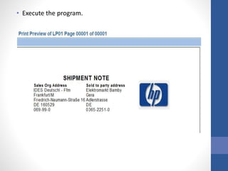 • Execute the program.
 