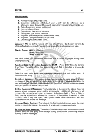 Sap sd | PDF