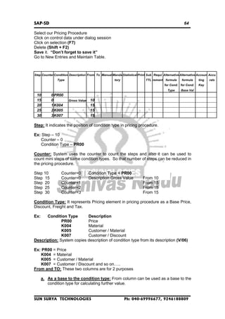 Sap sd | PDF