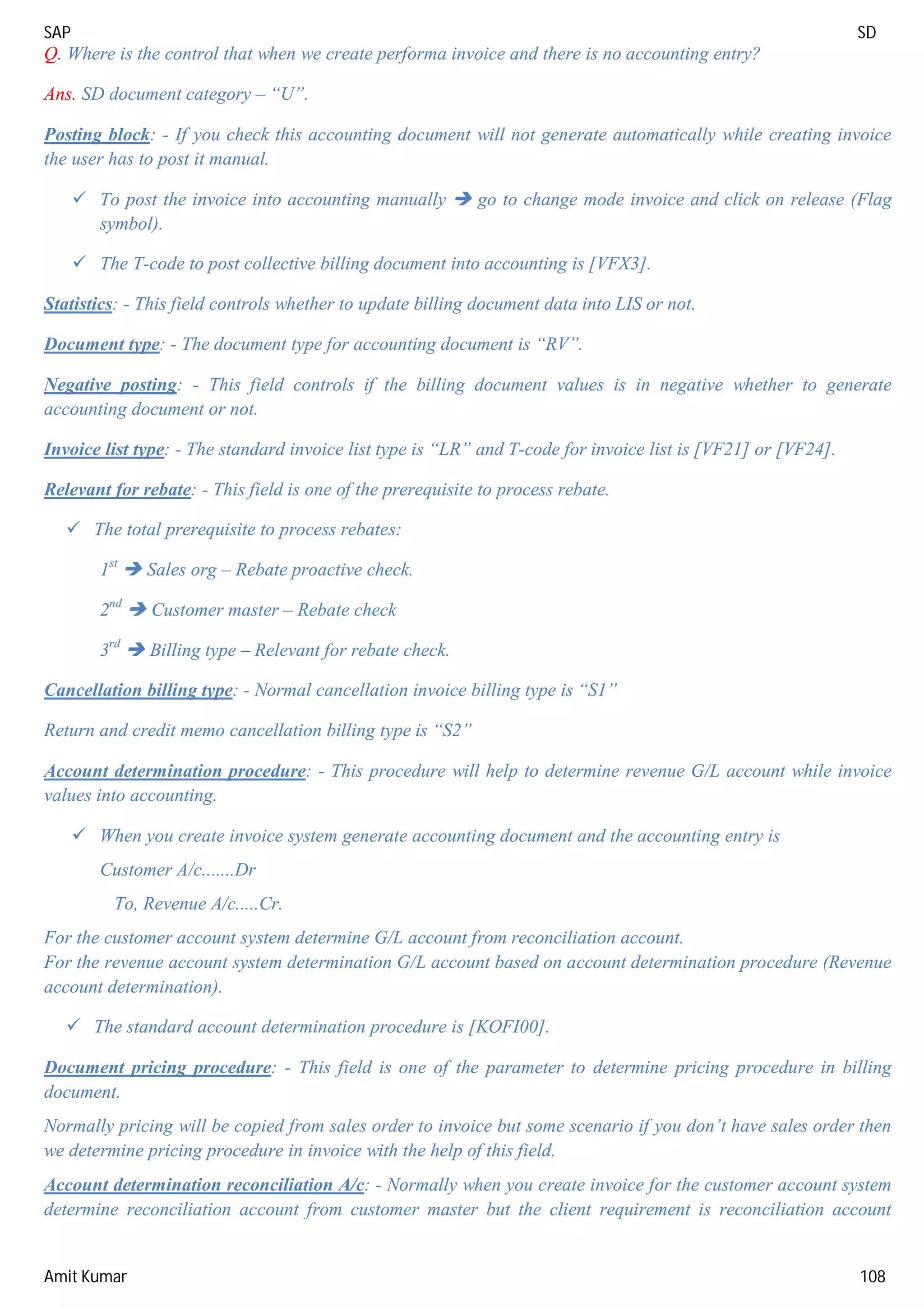 SAP SD Complete Guide | PDF