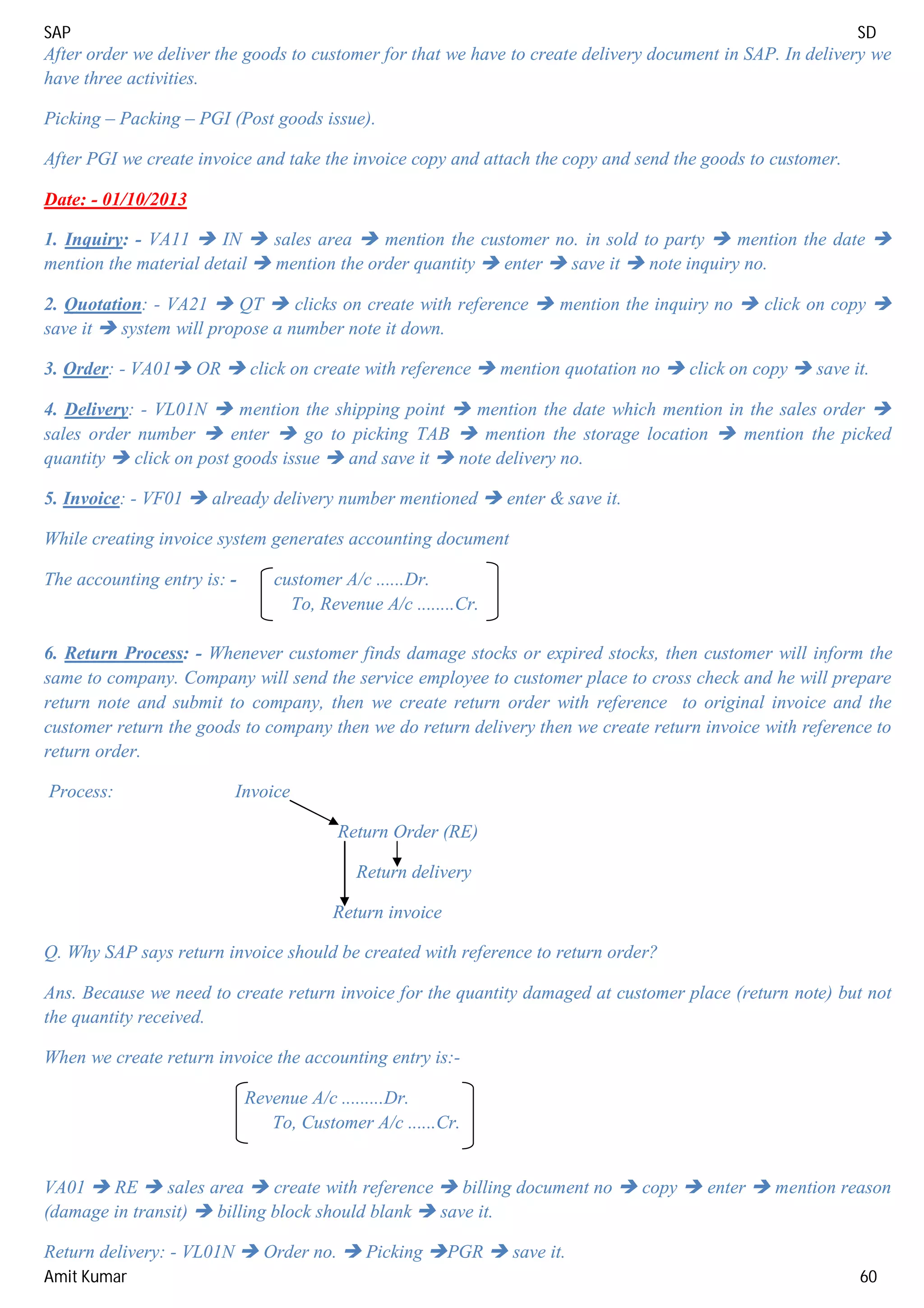 SAP SD Complete Guide | PDF