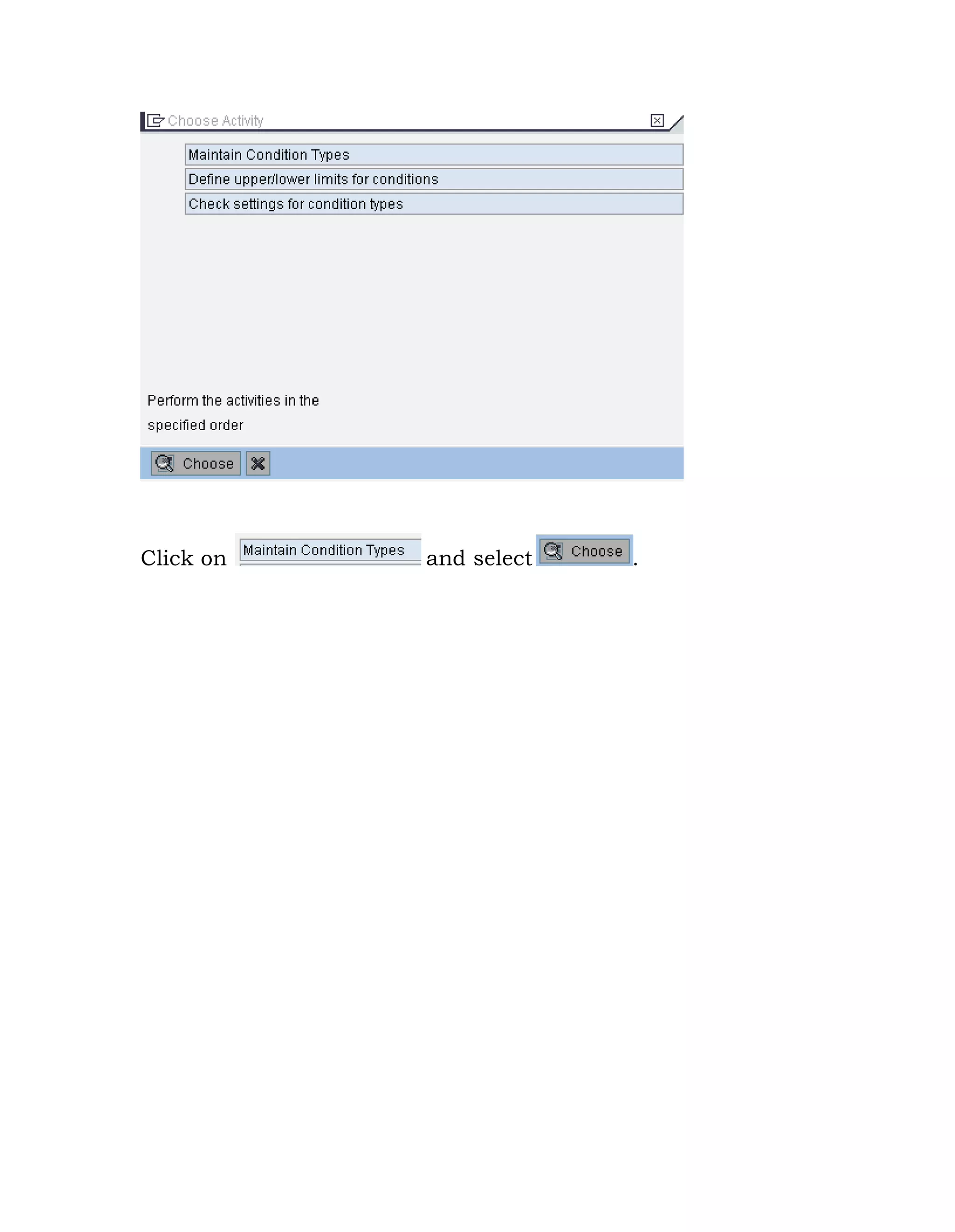 Click on and select .
 