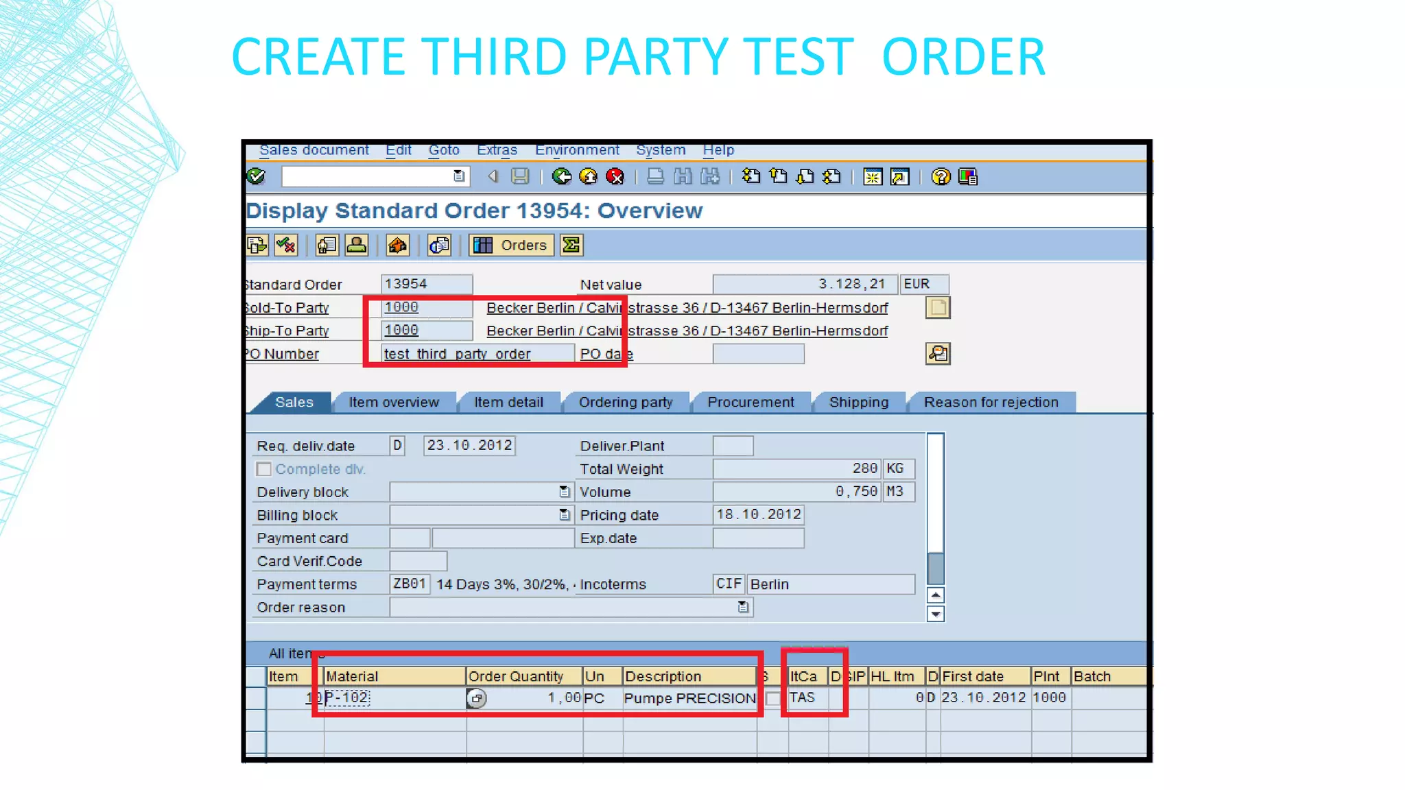 SAP SD third party process | PDF