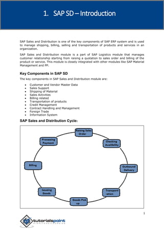 Sap sd module study material pdf download