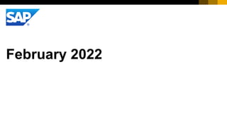 February 2022
 