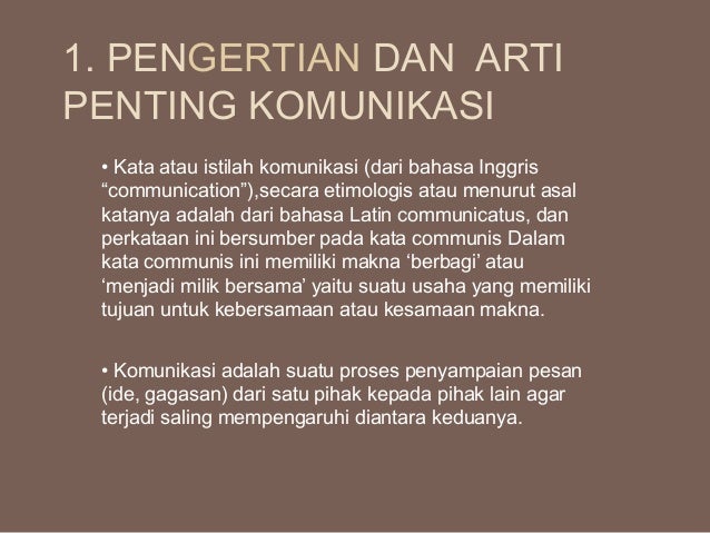 Komunikasi Dalam Organisasi