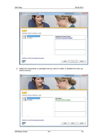 Sap Shell Setup Sap setup guide | PDF