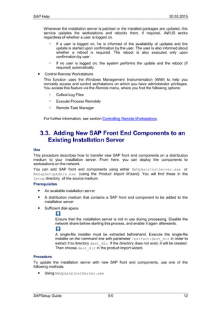 Sap Shell Setup Sap setup guide | PDF