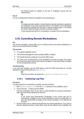 Sap setup guide | PDF