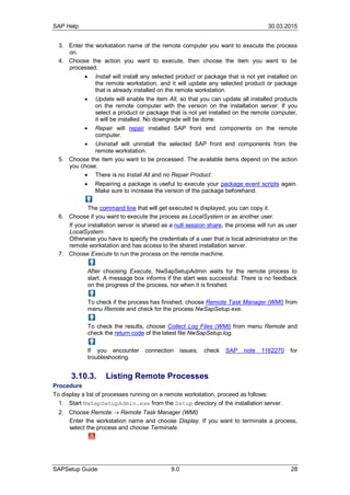 Sap Shell Setup Sap setup guide | PDF