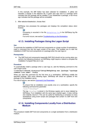 Sap setup guide | PDF