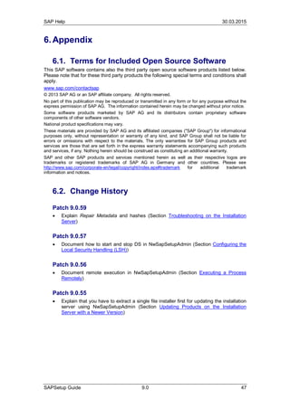 Sap setup guide | PDF