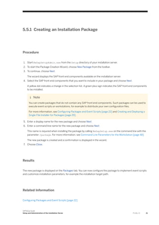 Sap setup guide | PDF