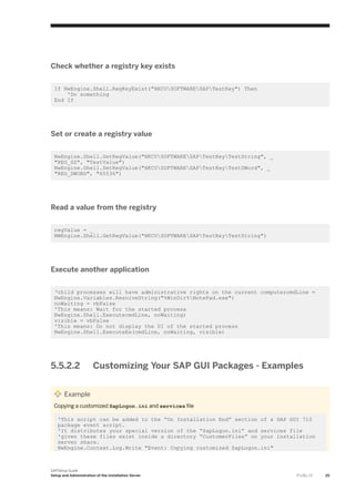 Sap Shell Setup Sap setup guide | PDF