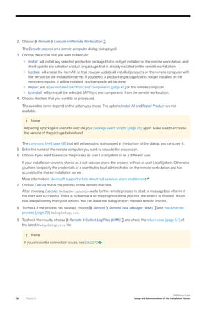 Sap setup guide | PDF