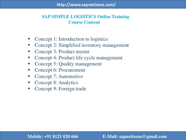 Where can you find logistics training courses?