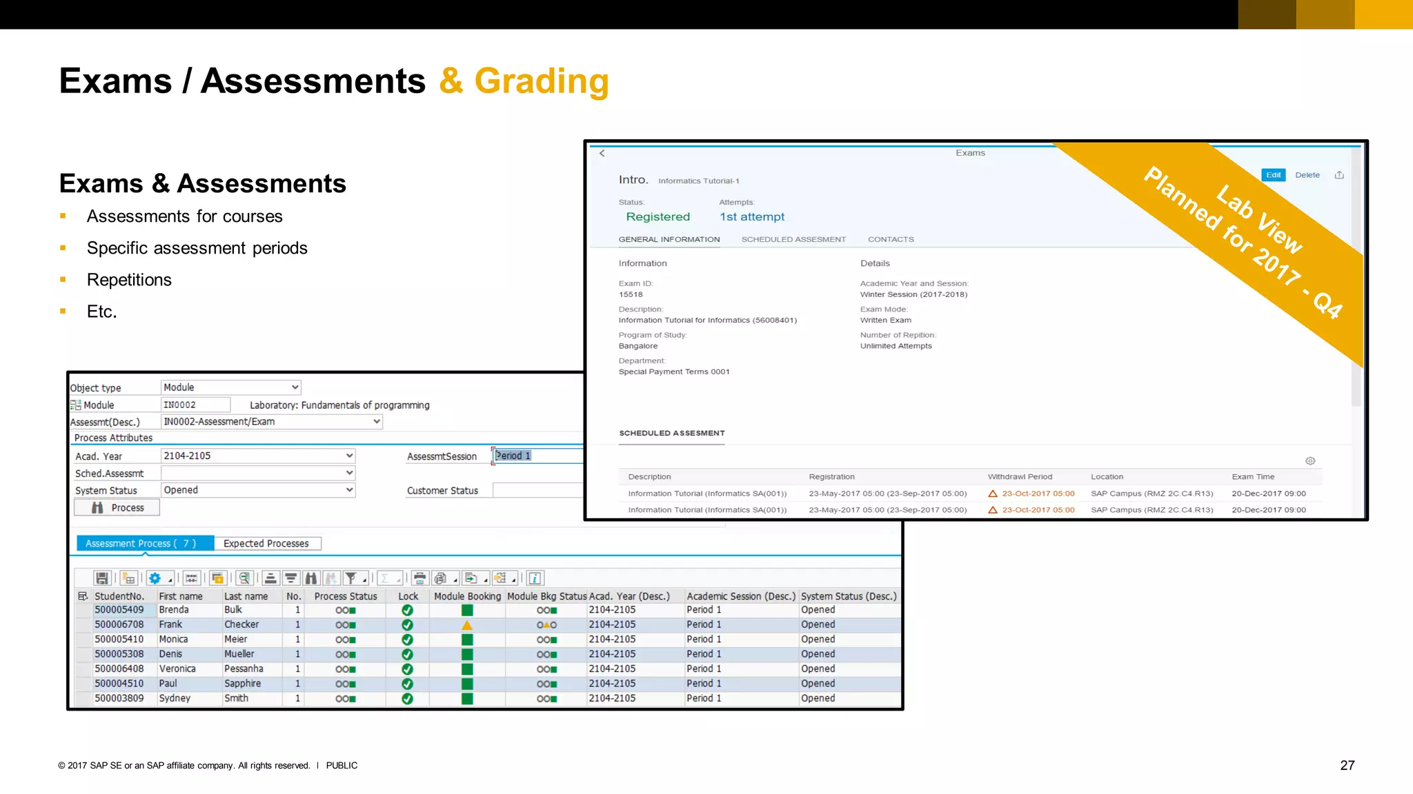 Sap student lifecycle management overview november 2017 pdf