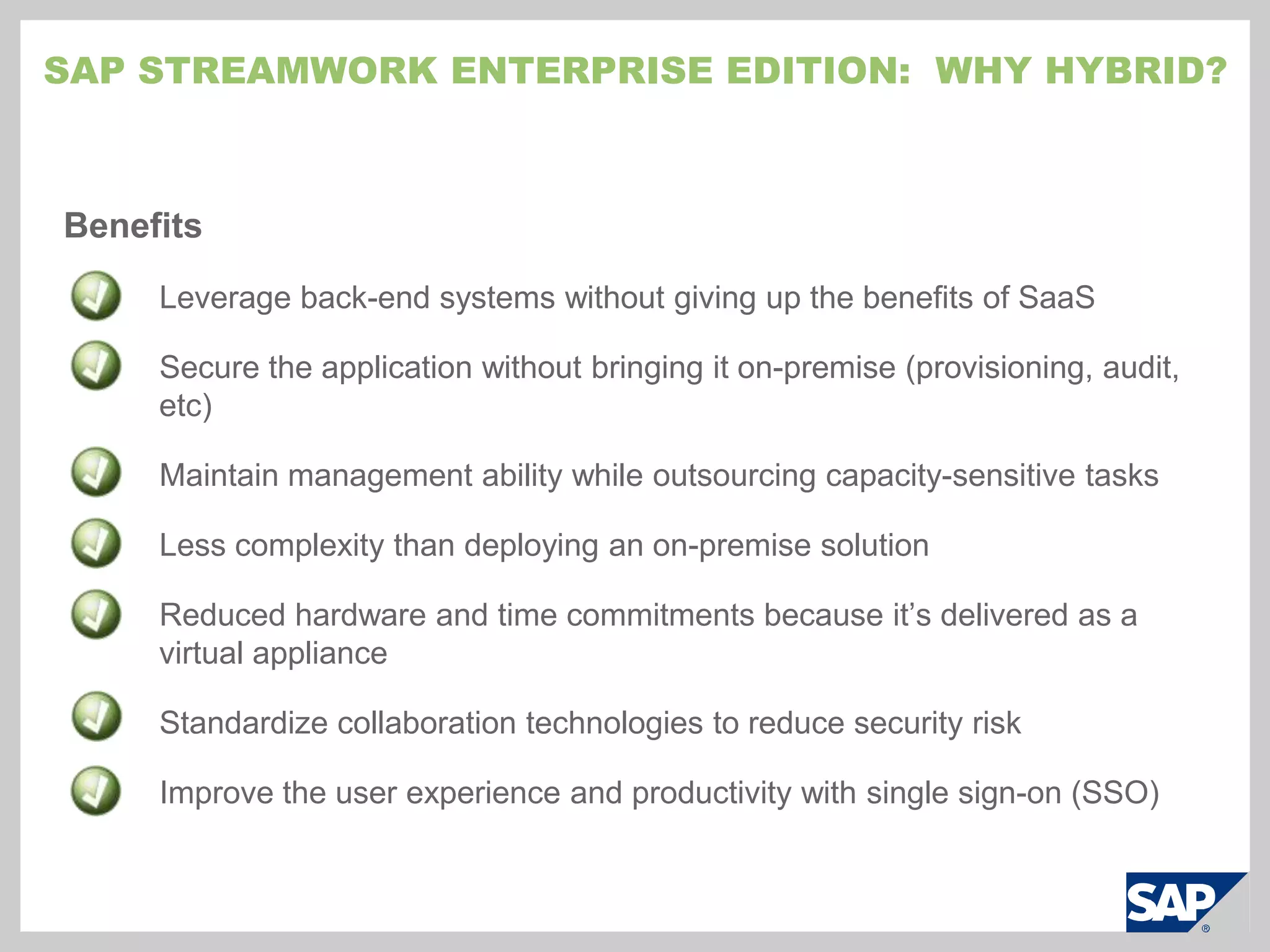 Work with your existing applications