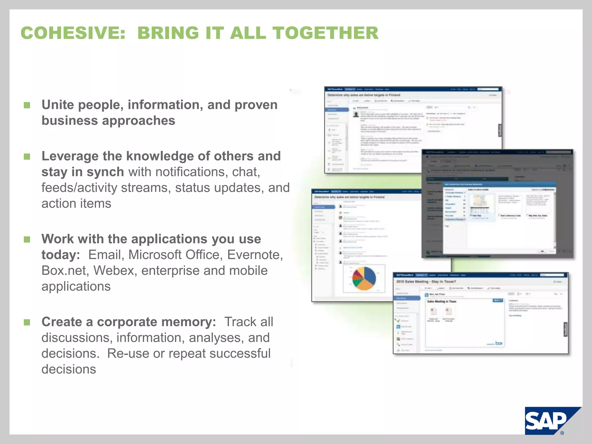 Deliver the intended results
