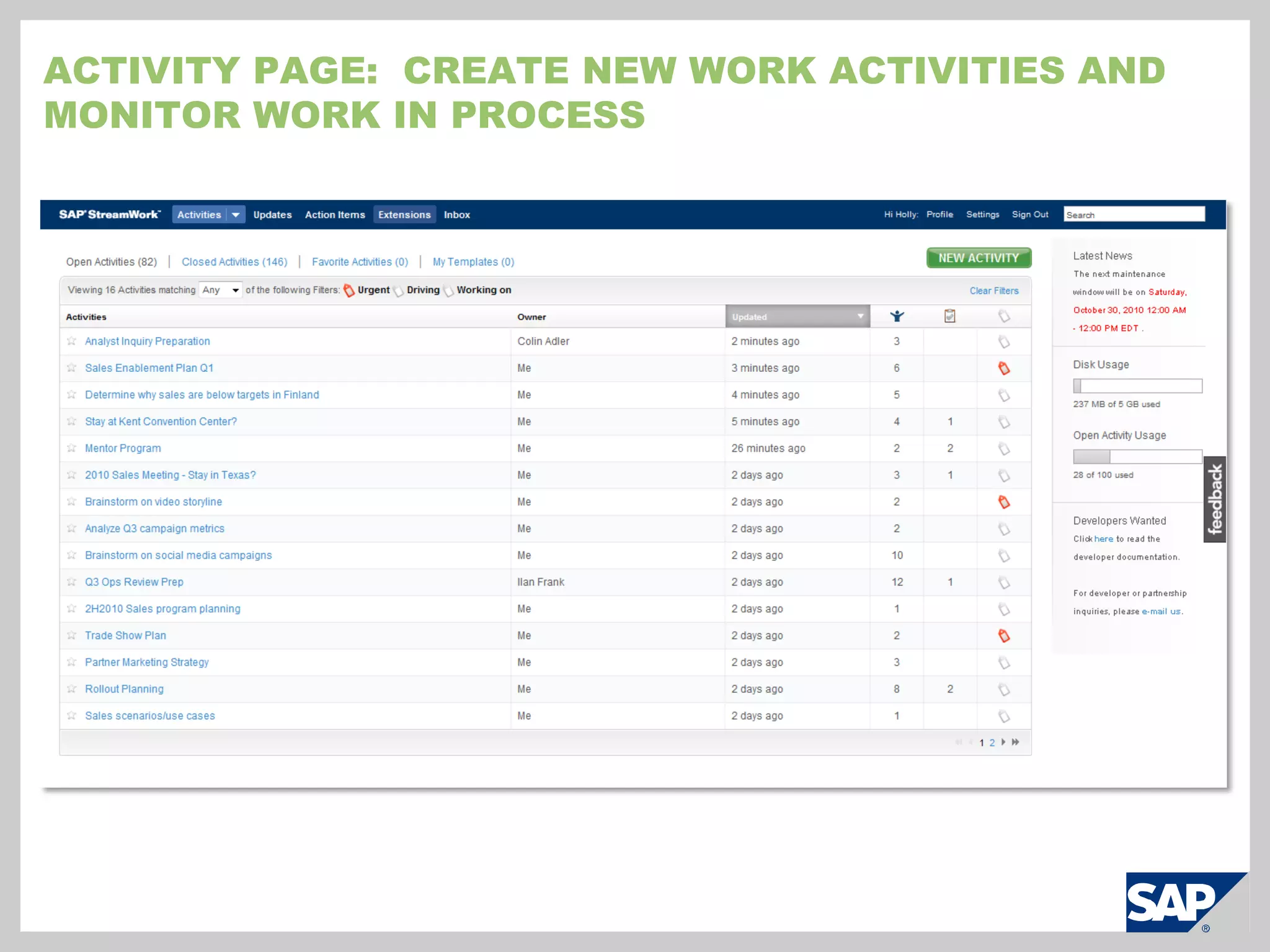 Up to 10 GB of storage