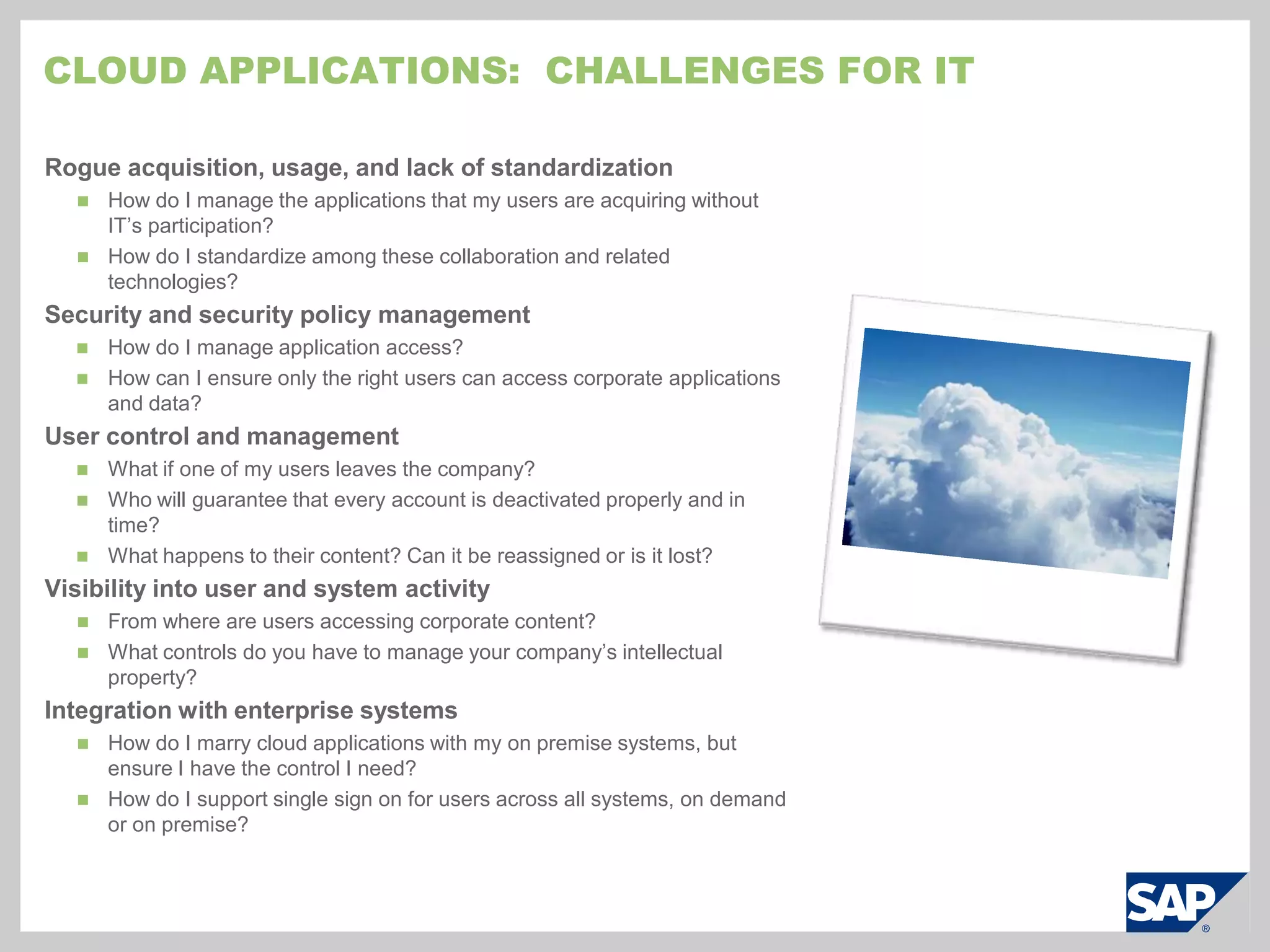 Agree and communicate