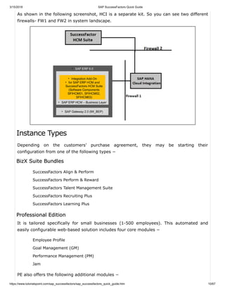 Sap success factors quick guide | PDF