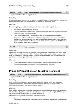 Sap system copy | PDF