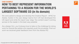 © Copyright 2007-2014 SAPTA Innovation Design and Consulting Pvt. Ltd. 
© Copyright 2007-2014 SAPTA Innovation Design and Consulting Pvt. Ltd. 
 