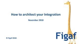 November 2018
How to architect your Integration
© Figaf 2018
 