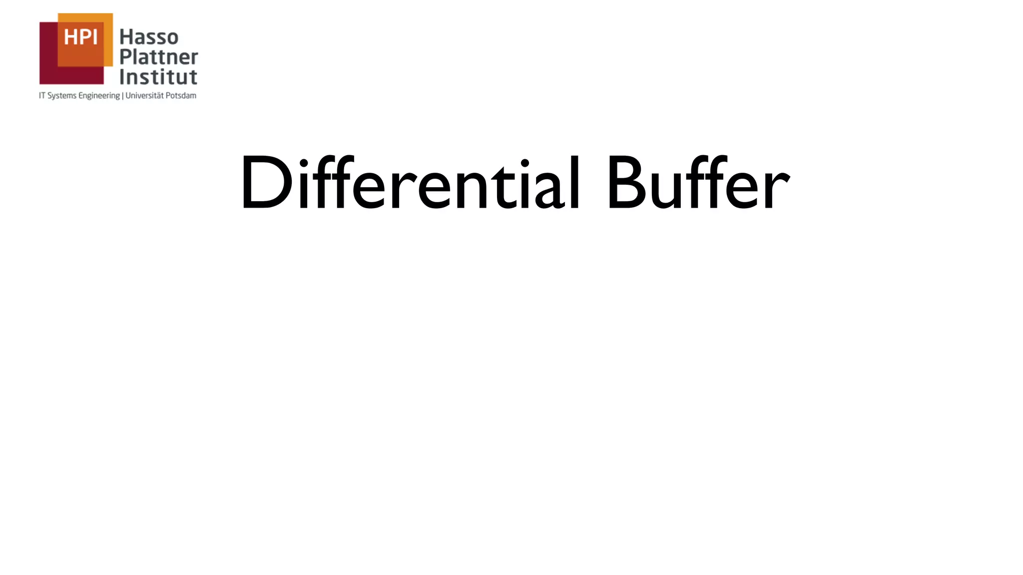 Differential Buffer 