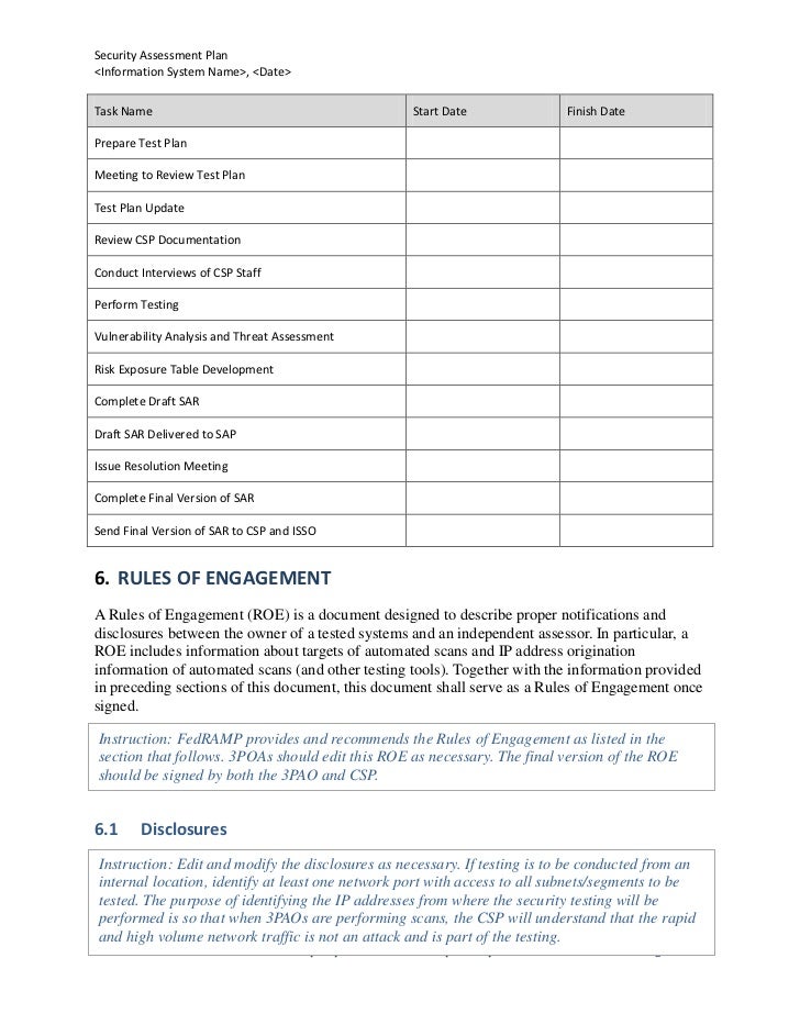 security review template