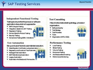 SAP Testing Services | PPT