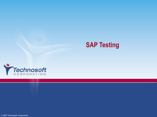 SAP Testing  