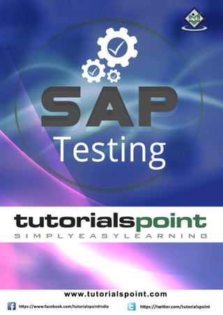 Sap testing tutorial | PDF