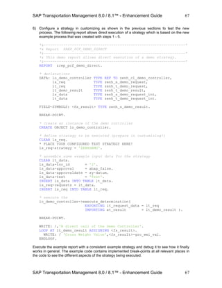 Sap tm enhancement guide | PDF