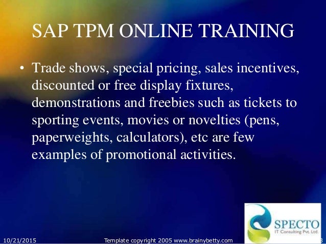 Online trade training