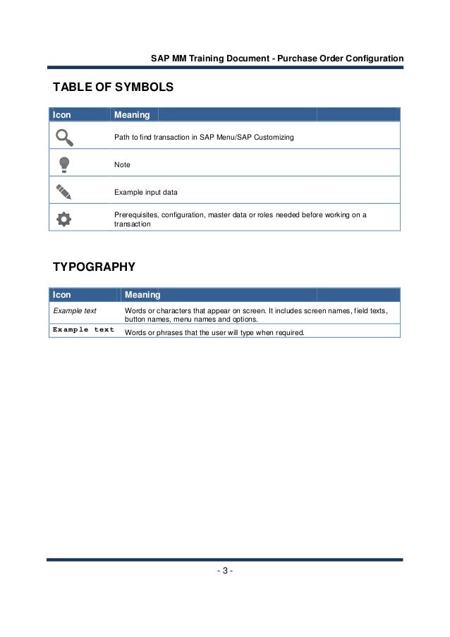 purchase order document